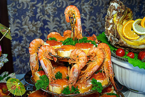 포토 JPG 해외이미지 조개 새우 파슬리 샌드위치 갑각류 요리 사람없음 파티 요식업 식당 호랑이 고급 왕 해산물 토스트 점심식사 해외202008 해외포토 동물 산업 음식 빵 컨셉 채소 포유류 어패류 이벤트 상점 식사 파일형식