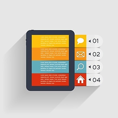 EPS 해외이미지 일러스트 비즈니스 사람없음 태블릿 인포그래픽 해외202008 해외일러스트 전자제품 스마트기기 파일형식 벡터