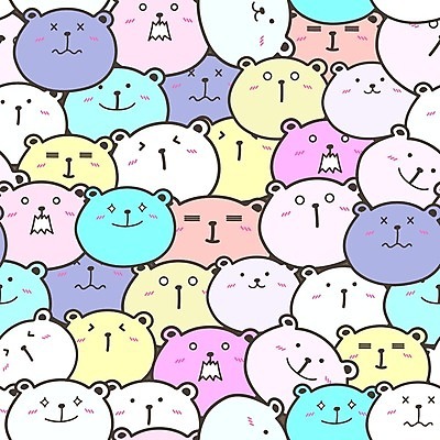 EPS 해외이미지 캐릭터 백그라운드 일러스트 곰 사람없음 카툰스타일 해외202008 해외일러스트 일러캐릭터 동물 포유류 파일형식 벡터