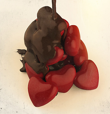 포토 JPG 해외이미지 발렌타인데이 사랑 근접촬영 사람없음 초콜릿 하트 붓기 달콤 시럽 해외202008 해외포토 모양 감정 뷰포인트 모션 데이이벤트 디저트 맛 파일형식