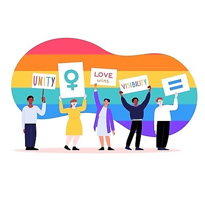 EPS 해외이미지 배너 커플 여자 남자 문화 이동 무지개 일러스트 거리 함께함 사랑 사람 세트 평화 검은색 축제 방 자유 축하 깃발 잡기 그룹 플랫 군중 커뮤니티 성별 월 동성애자 섹슈얼리티 연대 운동가 지원 평등 성소수자 해외202008 해외일러스트 자연요소 감정 컬러 컨셉 관계 모션 날짜 파일형식 벡터