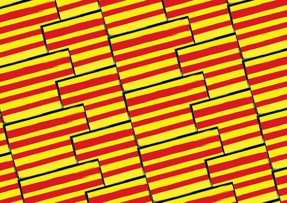 EPS 해외이미지 디자인 배너 유럽 문화 여행 백그라운드 컨셉 패턴 일러스트 그래픽 세계 노란색 자유 유로 깃발 그룹 역사 스페인 심볼 영토 깃대 아라곤 바르셀로나 애국심 고립 공화국 독립 스페인어 엘리먼트 전국 정부 정치 지리 해외202008 해외일러스트 나라 컬러 돈 무늬 파일형식 벡터