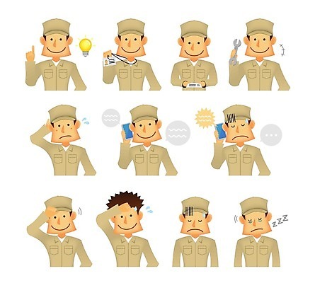 EPS 해외이미지 직업 캐릭터 남자 감정 산업 유니폼 일러스트 비즈니스 노동자 아이디어 한국 대화 미소 사람 동양인 세트 일본 인사 업무 비즈니스맨 엔지니어 운전사 플랫 만화 종업원 정비공 공학 건축업자 고립 운영자 캡모자 해외202008 해외일러스트 일러캐릭터 모자_잡화 옷 교육 건축 아시아 컨셉 표정 말하기 인종 예절 작업 직장인 기술자 파일형식 벡터