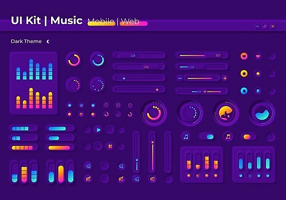 EPS 해외이미지 별 음악 음향기기 음표 일러스트 사람없음 세트 하트 정지 볼륨 재생 스테레오 일시정지 조절 UI 북마크 음소거 인터페이스 제어 즐겨찾기 플레이 플레이어 중지_중단 해외일러스트 자연요소 모양 기호 모션 문화예술 전자제품 소리 파일형식 벡터