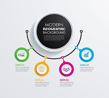 EPS 해외이미지 일러스트 비즈니스 그래프 사람없음 인포그래픽 단계 타임라인 해외202008 해외일러스트 파일형식 벡터