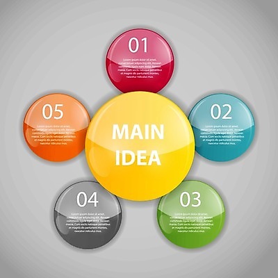 EPS 해외이미지 일러스트 비즈니스 사람없음 인포그래픽 원형 해외202008 해외일러스트 도형 파일형식 벡터