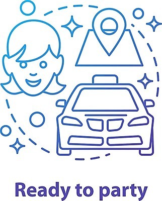 EPS 해외이미지 여자 일러스트 자동차 한명 사람없음 파티 운전 준비 위치 GPS 여자한명만 해외202008 해외일러스트 1 육상교통 모션 사람 이벤트 여자만 파일형식 벡터