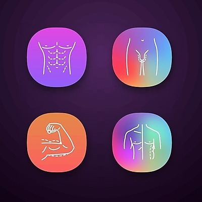 EPS 해외이미지 일러스트 근육 사람없음 성형수술 성형외과 리프팅 해외202008 해외일러스트 병원 수술 파일형식 벡터