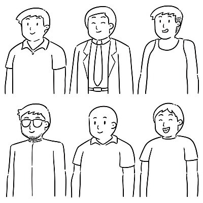 EPS 해외이미지 클립아트 직업 캐릭터 남자 컨셉 일러스트 비즈니스 아이디어 사람 소년 장식 세트 교사 직장인 비즈니스맨 그리기 낙서 만화 스케치 수집 라인아트 사인 클립 심플 코믹 손그림 비서 해외202008 해외일러스트 일러캐릭터 어린이 선 모션 미술 파일형식 벡터