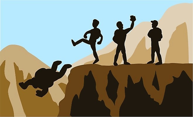 EPS 해외이미지 남자 일러스트 회사 비즈니스 자연 하늘 성공 산 사람 야외 점프 화목 경쟁 우정 그룹 실패 끝 군중 라이벌 나쁜 산악가 해외202008 약함 해외일러스트 컨셉 모션 친구 좌절 생태계 파일형식 벡터