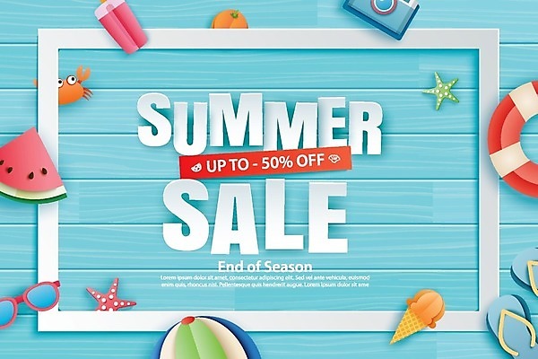 EPS 해외이미지 하늘색 액자 오렌지 일러스트 불가사리 수박 프레임 사람없음 선글라스 세일 카메라 꽃게 쪼리 비치볼 튜브 콘아이스크림 50% 해외202008 해외일러스트 안경 과일 공 아이스크림 극피동물 바캉스용품 파란색 전자제품 게 퍼센트 샌들 파일형식 벡터