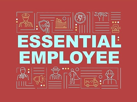 EPS 해외이미지 일러스트 타이포그라피 사람없음 도움 종업원 직원 레터링 해외202008 해외일러스트 직업 문자 컨셉 파일형식 벡터