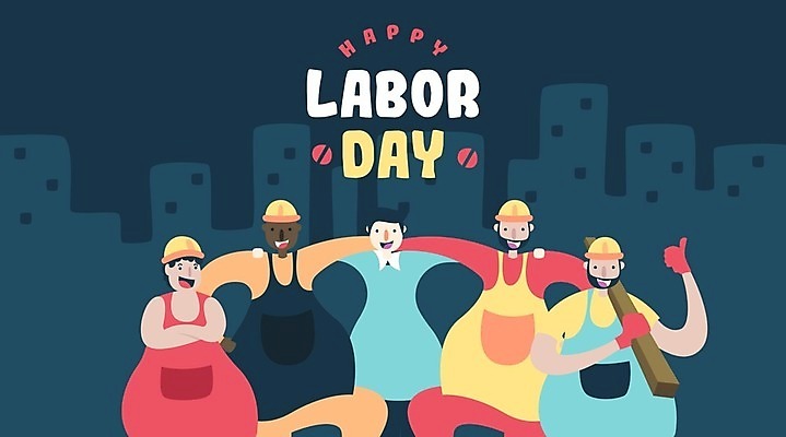 EPS 해외이미지 남자 일러스트 어깨동무 노동자 웃음 들기 여러명 상반신 성인 목재 팔짱 도시 따봉 근로자의날 다리들기 성인남자만 해외202008 해외일러스트 나무 직업 기념일 포즈 다수 재료 모션 표정 사람 최고 남자만 성인만 파일형식 벡터