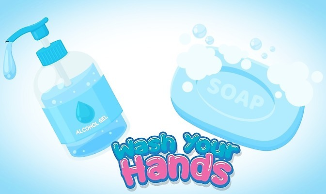 EPS 해외이미지 캐릭터 하늘색 일러스트 사람없음 예방 비누 위생관리 손세정제 코로나바이러스 손소독제 해외202008 델타변이바이러스 해외일러스트 일러캐릭터 관리 파란색 위생용품 바이러스 세정제 소독제 파일형식 벡터