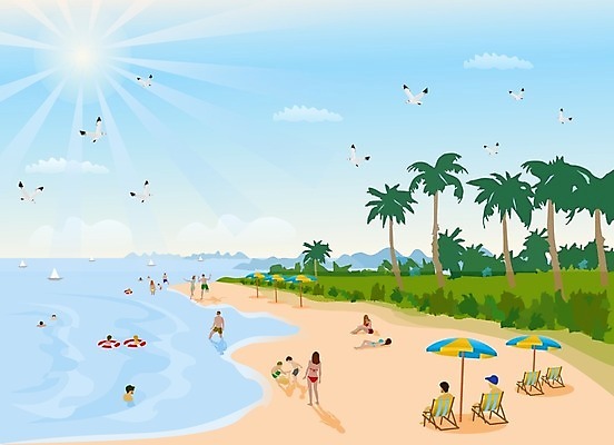 EPS 해외이미지 나무 디자인 계절 행복 어린이 모래 바다 섬 여행 백그라운드 일러스트 가족 자연 하늘 휴가 휴식 손바닥 사람 풍경 야외 물 여름 파란색 빛 야자수 태양 정원 맑음 수영 보트 만화 해외202008 해외일러스트 자연요소 식물 손 감정 컬러 컨셉 배_교통 관계 날씨 수상스포츠 생태계 파일형식 벡터