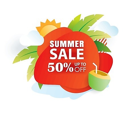 EPS 해외이미지 모양 구름 일러스트 빨대 사람없음 빨간색 여름 태양 세일 겹침 야자수잎 50% 코코넛주스 해외202008 해외일러스트 자연요소 계절 컬러 잎 주스 퍼센트 코코넛 파일형식 벡터