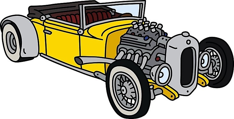 EPS 해외이미지 스포츠 일러스트 자동차 빨간색 노란색 금속 검은색 수확 흰색 오픈 클래식 만화 크림 오픈카 복고 모터 옛날 해외202008 해외일러스트 육상교통 컬러 컨셉 농업 승용차 재질 파일형식 벡터