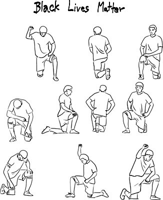 EPS 해외이미지 포스터 스포츠 포즈 백그라운드 이동 일러스트 공 사람 검은색 축구 미국 주먹 자유 폭력 그룹 무릎꿇기 심볼 사인 무릎 공정 고립 그만 소셜 운동가 집회 차별 평등 플레이어 항의 해외202008 해외일러스트 레이스천 컬러 컨셉 북아메리카 모션 신체부위 구기 직물 사회이슈 파일형식 벡터