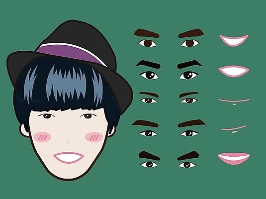 EPS 해외이미지 템플릿 캐릭터 디자인 남자 행복 얼굴 어린이 조각 패턴 일러스트 부분 미술 미소 사람 그래픽 장식 세트 머리 유행 검은색 수확 입 만화 눈썹 수집 입술 코믹 고립 아바타 스타일 힙스터 해외202008 해외일러스트 일러캐릭터 패션 감정 컬러 무늬 농업 문화예술 표정 신체부위 파일형식 벡터