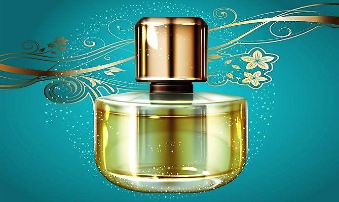 EPS 해외이미지 무료이미지 디자인 일러스트 사람없음 초록색 화장품 향수 향수병 해외202008 해외일러스트 컬러 뷰티 병_담는 파일형식 벡터 무료콘텐츠