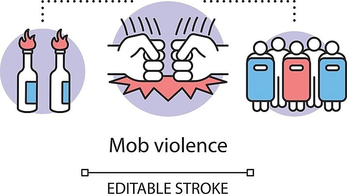 EPS 해외이미지 일러스트 사람없음 주먹 분노 폭력 충돌 방패 해외202008 해외일러스트 감정 모션 사회이슈 파일형식 벡터