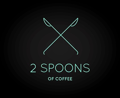 EPS 해외이미지 디자인 커피 일러스트 사람없음 초록색 숟가락 카페 네온 해외202008 해외일러스트 음료 컬러 수저 상점 파일형식 벡터