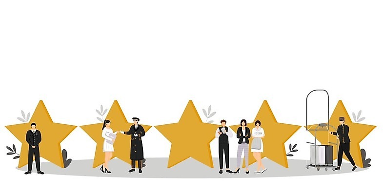 EPS 해외이미지 캐릭터 별 백그라운드 컨셉 유니폼 일러스트 호텔 노동자 함께함 경비 사람 성인 그래픽 카트 장비 짐 흰색 플랫 고급 보호 만화 웨이터 동료 직원 서비스 속도 경영자 휴양지 보안 심플 5 순위 고립 관리자 수하물 인원 해외202008 해외일러스트 일러캐릭터 자연요소 직업 옷 컬러 관계 숙소 안전 숫자 장소 리더 파일형식 벡터