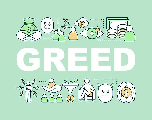 EPS 해외이미지 일러스트 타이포그라피 사람없음 욕심 식탐 레터링 해외202008 해외일러스트 문자 파일형식 벡터