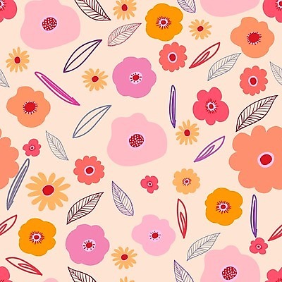 EPS 해외이미지 꽃잎 꽃 백그라운드 잎 꽃무늬 패턴 일러스트 사람없음 낭만 패턴백그라운드 해외202008 해외일러스트 식물 컨셉 무늬 파일형식 벡터