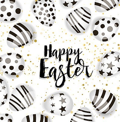 EPS 해외이미지 일러스트 부활절 타이포그라피 사람없음 흰색 부활절계란 해외202008 해외일러스트 문자 기념일 컬러 계란 파일형식 벡터