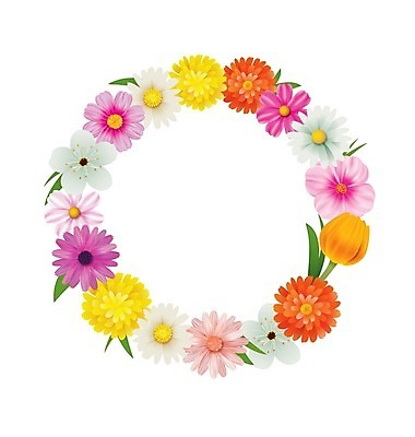 EPS 해외이미지 꽃 꽃무늬 일러스트 프레임 사람없음 해외202008 해외일러스트 식물 무늬 파일형식 벡터