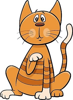 EPS 해외이미지 일러스트 앉기 사람없음 손들기 귀여움 고양이 만화 해외202008 해외일러스트 컨셉 포유류 모션 반려동물 파일형식 벡터