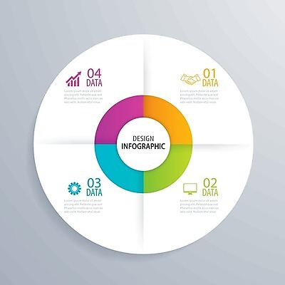 EPS 해외이미지 일러스트 비즈니스 그래프 사람없음 인포그래픽 원그래프 단계 타임라인 해외202008 해외일러스트 파일형식 벡터