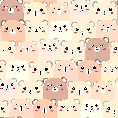 EPS 해외이미지 캐릭터 백그라운드 일러스트 곰 사람없음 카툰스타일 해외202008 해외일러스트 일러캐릭터 동물 포유류 파일형식 벡터