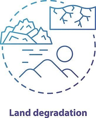 EPS 해외이미지 일러스트 사람없음 흙 황폐 땅 해외202008 해외일러스트 컨셉 파일형식 벡터