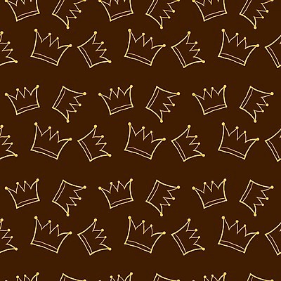 EPS 해외이미지 패턴 일러스트 왕관 사람없음 갈색 해외202008 해외일러스트 컬러 무늬 파일형식 벡터