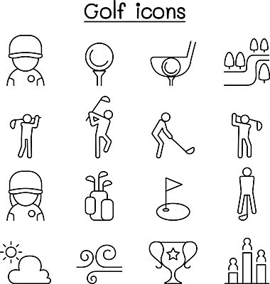 EPS 해외이미지 실루엣 선 스포츠 포즈 컨셉 골프 가방 일러스트 비즈니스 공 놀이 바람 아이디어 취미 야외 그래픽 컵 초록색 세트 픽토그램 카트 게임 깃발 운전사 골퍼 강의 수집 심볼 그네 클럽 윤곽 골프티 넣기 얇은 페어웨이 플레이어 스타일 해외202008 해외일러스트 자연요소 직업 식기 잡화 컬러 모션 날씨 운동선수 골프용품 촬영기법 구기 파일형식 벡터