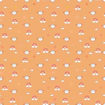 EPS 해외이미지 캐릭터 백그라운드 무지개 일러스트 곰 사람없음 카툰스타일 해외202008 해외일러스트 일러캐릭터 자연요소 동물 포유류 파일형식 벡터