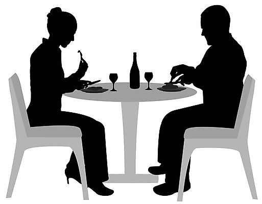 EPS 해외이미지 접시 커플 여자 남자 실루엣 음료 음식 포크 컨셉 의자 일러스트 관계 유리 탁자 남편 사람 식당 와인 식사 저녁식사 카페 낭만 아내 화려 날짜 칼 우아함 아침식사 먹기 점심식사 해외202008 해외일러스트 식기 가구 모션 재질 주류 촬영기법 상점 파일형식 벡터