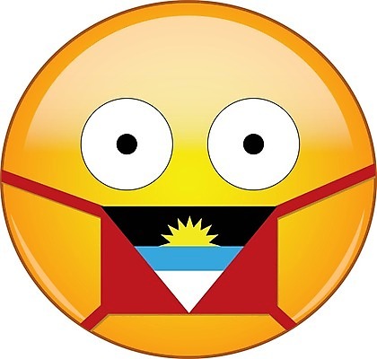 EPS 해외이미지 캐릭터 얼굴 스티커 일러스트 건강 마스크 사람없음 노란색 표현 바이러스 질병 무서움 심볼 감염 이모티콘 고립 전염병 앤티가바부다 앤티가바부다국기 코로나바이러스 해외202008 델타변이바이러스 해외일러스트 일러캐릭터 감정 컬러 의학 신체부위 남아메리카 국기 파일형식 벡터