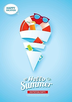 EPS 해외이미지 일러스트 아이스크림 수박 타이포그라피 사람없음 선글라스 주스 튜브 해외202008 해외일러스트 문자 안경 음료 과일 디저트 파일형식 벡터