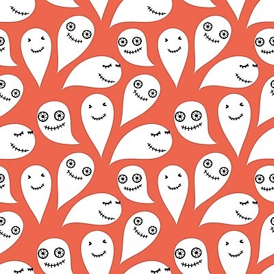 EPS 해외이미지 무료이미지 백그라운드 패턴 일러스트 사람없음 할로윈 유령 해외202008 해외일러스트 무늬 파일형식 벡터