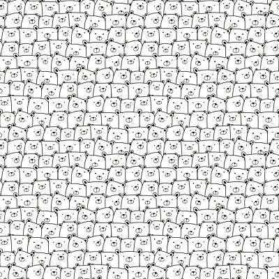 EPS 해외이미지 캐릭터 백그라운드 일러스트 곰 사람없음 카툰스타일 해외202008 해외일러스트 일러캐릭터 동물 포유류 파일형식 벡터