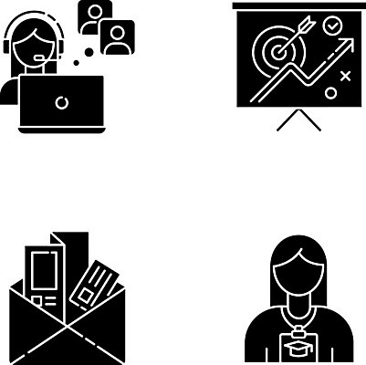 EPS 해외이미지 클립아트 직업 디자인 실루엣 컨셉 일러스트 회사 비즈니스 노동자 기술 세트 픽토그램 검은색 웹 성장 업무 플랫 목표 계획 수집 종업원 심볼 경영자 기회 팩 뉴스레터 승진 경영 고립 고용 고체 마케팅 상형문자 업그레이드 엘리먼트 인턴 활자 연습생 해외202008 해외일러스트 템플릿 문자 컬러 인터넷 촬영기법 화장품 구직 작업 연습 리더 채용 활자판 파일형식 벡터