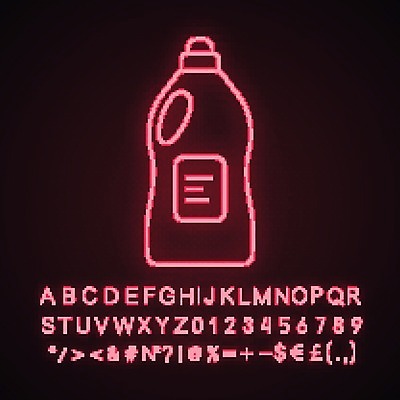 EPS 해외이미지 일러스트 사람없음 세제 네온 해외202008 해외일러스트 파일형식 벡터