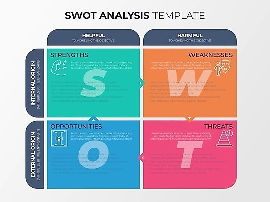 EPS 해외이미지 템플릿 디자인 선 컨셉 일러스트 회사 비즈니스 텍스트 상자 힘 인포그래픽 발표 4 계획 위협 심볼 분석 보고서 레이아웃 기회 전략 엘리먼트 프로젝트 해외202008 해외일러스트 숫자 파일형식 벡터