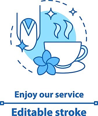 EPS 해외이미지 일러스트 사람없음 컵 상점 손톱관리 서비스 해외202008 해외일러스트 식기 네일아트 파일형식 벡터