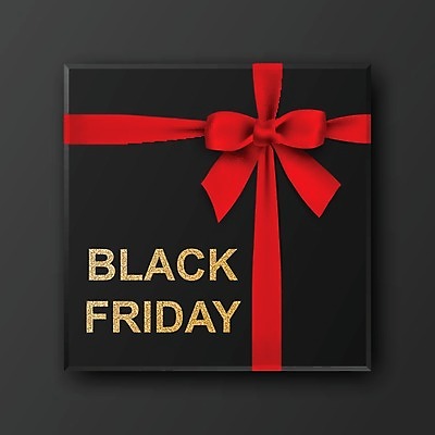 EPS 해외이미지 무료이미지 리본 일러스트 사람없음 선물상자 쇼핑 검은색 블랙프라이데이 해외202008 해외일러스트 컬러 데이이벤트 선물 상자 파일형식 벡터