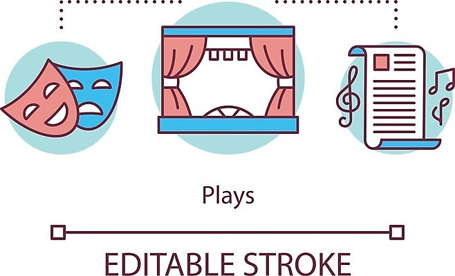 EPS 해외이미지 음악 일러스트 놀이 가면 사람없음 공연 무대 극장 문학 연극 해외202008 해외일러스트 문화예술 이벤트 파일형식 벡터