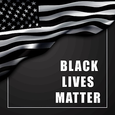 EPS 해외이미지 배너 선 백그라운드 일러스트 흑백 사람 검은색 미국 흰색 깃발 경찰 심볼 사인 질감 법 문제 기념물 애국심 명예 장교 전국 지원 해외202008 해외일러스트 직업 컬러 북아메리카 촬영기법 파일형식 벡터